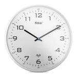 MEBUS 13080 raadiojuhitav seinakell, valge, 30 cm