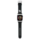 Karl Lagerfeld 3D Rubber Karl Head Watch Strap for Apple Watch 42/44/45/49mm Black