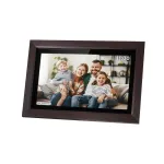 Kruger & Matz FRAMEO Wi-Fi 15.6 inch digitaalne raam koos puitraamiga, Full HD IPS puuteekraan, 16 GB, must