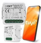 OXT Mini Releemoodul 2-Kanaliline Ilma Nulljuhtmeta ZigBee TUYA T272