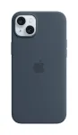 Apple Silicone Case with MagSafe iPhone 15 Plus Storm Blue