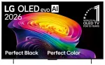 LG OLED42C61LA 42-tolline (106 cm) 4K OLED evo nutiteler &alpha;9 AI protsessoriga 4K Gen6, webOS 23, 120Hz, Dolby Vision ja Atmos, 4 HDMI 2.1, 40W 2.2-kanaliline heli, G-Sync/FreeSync, 2026 mudel