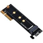 SilverStone ECM25-V2 M.2 NVMe SSD PCIe Gen3 x4 adapterkaart t&auml;isk&otilde;rguse ja madala profiiliga kronsteinidega