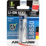 ANSMANN - Aku 18650 - Li-Ion - 2600 mAh - 9,36 Wh - H&otilde;bedane (1307-0000)
