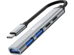 Sandberg USB-C to 3xUSB-A+2xUSB-C SAVER USB 3.2 Gen 1 Hall Alumiinium