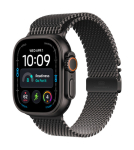 Apple Watch Ultra 4 GPS + Cellular 49mm must titaanist korpus musta titaanist Milanese Loopiga - L