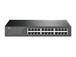 TP-Link 24-port Gigabit laua-/riiulv&otilde;rgul&uuml;liti, haldamata, Gigabit Ethernet (10/100/1000), t&auml;isdupleks, riiulipaigaldus