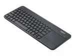 Logitech Wireless Touch Keyboard K400 Plus - klaviatuur - juhtmevaba - 2,4 GHz - t&scaron;ehhi - must