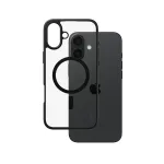 PanzerGlass CARE&trade; by &reg; Urban Combat Case Transparent w. Black Frame & MagSafe iPhone 16 Plus
