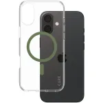 PanzerGlass CARE Urban Combat l&auml;bipaistev kaitse&uuml;mbris rohelise MagSafeiga iPhone 16 Plus