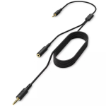Audio kaabel NZXT ST-ACCC1-WW 2m 2x3,5mm TRRS Must