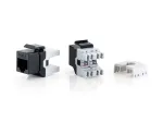 Equip Cat.6 varjestamata keystone-pesa LSA, 8 tk/pakend, lame, must, LSA, LSA, kuldne, 23/26