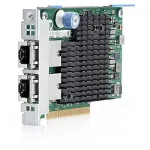 V&otilde;rguadapter HP Enterprise Ethernet 10Gb 561FLR-T Dual Port, 10 Gigabit, kahe pordiga