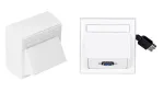 Vivolink WI221185 pistikupesa USB Valge