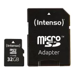 M&Auml;LU MICRO SDHC 32GB C10/ADAPTERIGA 3413480 INTENSO