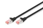 DIGITUS paikamiskaabel - CAT6 - S/FTP - Snagless - Cu - 5m - must