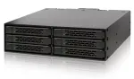 Kettamassiiv Icy Dock MB996SP-6SB Must