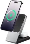 Alogic MagSafe 2-&uuml;hes juhtmevaba laadija lauadokiga, must