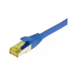 patch-kaabel RJ45, CAT6A 500Mhz, 0,5m, Sinine, S-STP(S/FTP), TPE/LSZH(Ultraflex), AWG26, Cat.7 toorkabliga, Synergy 21 (S217644)
