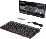 Perixx 11670 klaviatuur USB QWERTY saksa - USA inglise must (PERIBOARD-422 DE)