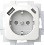 BUSCH JAEGER SCHUKO pistikupesa USB-A+C 20 EUCB2USBAC-214 (2CKA002011A6296)