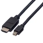 ROLINE videokaabel - Mini DisplayPort (M) HDMI-le (M)