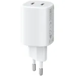 Laadija Xiaomi Nano Turbo 45W valge &mdash; 2&times; USB‑C vahelduvvoolu sise- nutitelefonile ja tahvelarvutile