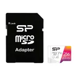 V&auml;lkm&auml;lu Silicon Power 256GB MicroSDXC UHS-I Elite
