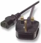 ALLNET ALL-IEC-C13 toitejuhe must 1,8 m C13 pistik (ALL-IEC-C13)