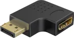 Goobay DisplayPort nurgeline adapter 90&deg; vasak must (77132)