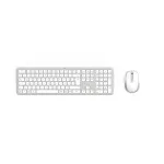 Hama WKM-550 00173066 mitme seadme klaviatuuri ja hiire komplekt, juhtmevaba, RF + Bluetooth, QWERTZ saksa, valge