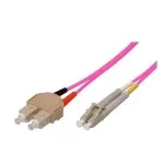 Tecline exertis Connect - paigalduskaabel - SC mitmemoodiline (M) LC mitmemoodilisele (M) - 1 m - fiiberoptiline - 50/125 mikromeetrit - OM4 - akvamariinsinine (39885601)