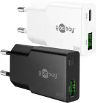 Goobay USB-C PD GaN Dual-Fast Charger &otilde;huke 20 W Valge - 1x -Connector Power (75730)