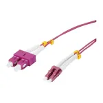 Synergy 21 LWL-2-Faser-Patchk. 3mtr.LC-SC 50/125um OM4 AD 2mm flexible Knickschutzt&uuml;lle - Multimode-Faser - 3 m