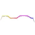 LED-riba HYTE Noodle LN70 ARGB valge &mdash; adresseeritav ARGB-valgustusriba arvutikorpustele ja meeleoluvalgustuseks