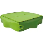 Liivakast Simba‑Dickie BIG 800056733, plast, 1380&times;1380 mm, sisseehitatud pingid, roheline