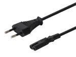 Toitekaabel SAVIO CL-97 &mdash; 1,2 m, toitepistik t&uuml;&uuml;p E -> IEC C7, must