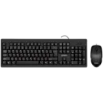 Klaviatuuri ja hiire komplekt KB-S320C must (104 klahvi, 1000 DPI, 2+1 nuppu)