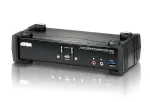 ATEN 2-pordiline USB 3.1 Gen 1 4K DisplayPort 1.2 KVMP&trade; l&uuml;liti heliga (KVM-kaablid kaasas)