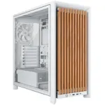 Mid-Tower PC Case CORSAIR FRAME 4000D RS Wood Valge/Oak, Mid-Tower ATX-&Uuml;hilduv, Tempered Glass