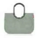 Tote bag Reisenthel loopshopper L &mdash; 25 L, 460&times;250 mm, roheline, alumiiniumraam