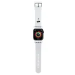 Karl Lagerfeld 3D Rubber Karl Head Apple Watch Rihm 38/40/41mm Valge