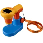 DieMaus Taskmikroskoop 60x-100x LED Kollane/Oranž