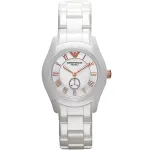 ARMANI AR1418 Naiste kvartskell 28mm Valge keraamika