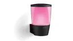 WiZ Elpas nutikas Wi-Fi &otilde;ueseinavalgusti, 8,5 W, 950 lm, Tunable White & Color 2700-5000 K, IP44, h&auml;mardatav, must