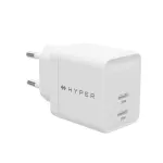 HYPER HJG35EU mobiilseadme laadija K&otilde;rvaklapid, Peakomplekt, Nutitelefon, Kell Valge AC Kiirlaadimine Siseruumides