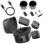 MOZOS MX4-DUAL 2.4 GHz Dual Wireless Microphone System for Smartphones