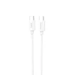 Dudao L4C USB-C to USB-C kaabel 2m Valge