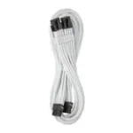 CableMod C-Series Pro ModMesh sild&uuml;hendusega kaabel - 8+8-kontaktiline PCIe, valge, 60 cm
