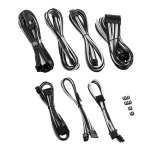 CableMod C-Series PRO ModMesh 12VHPWR kaabel Kit for Corsair RM, RMi, RMx (Black Label) - must/valge
